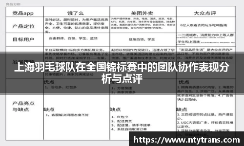 上海羽毛球队在全国锦标赛中的团队协作表现分析与点评