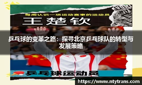乒乓球的变革之路：探寻北京乒乓球队的转型与发展策略